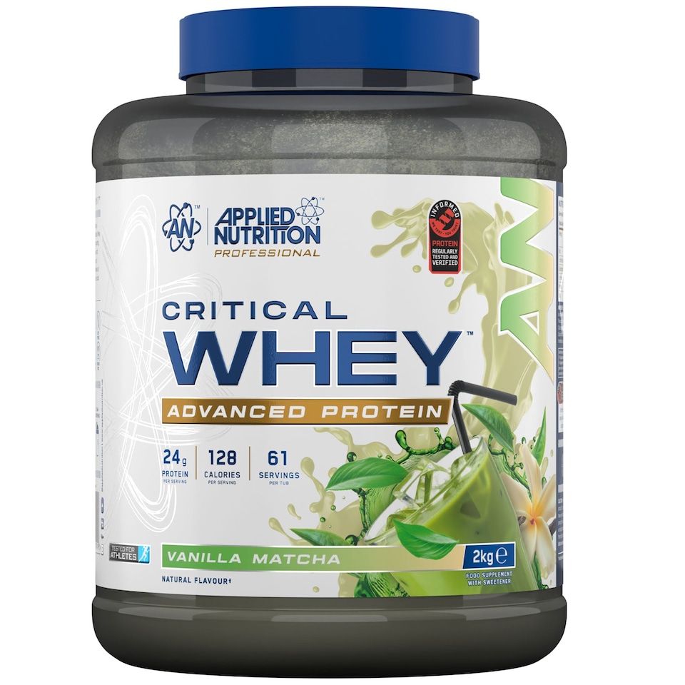 image 1 of Applied Nutrition Critical Whey Advanced Protein Powder - Vanilla Matcha - 61 Servings