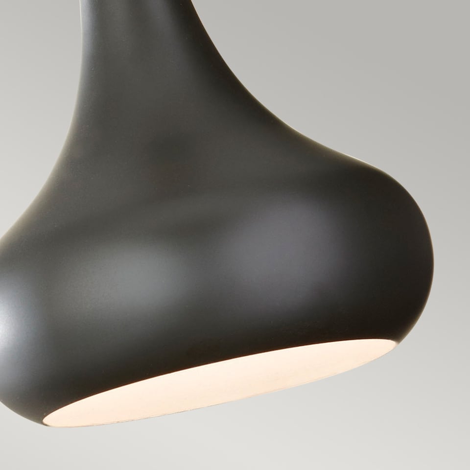 image 1 of Beso 1 Light Dome Ceiling Pendant Dark Bronze, E27