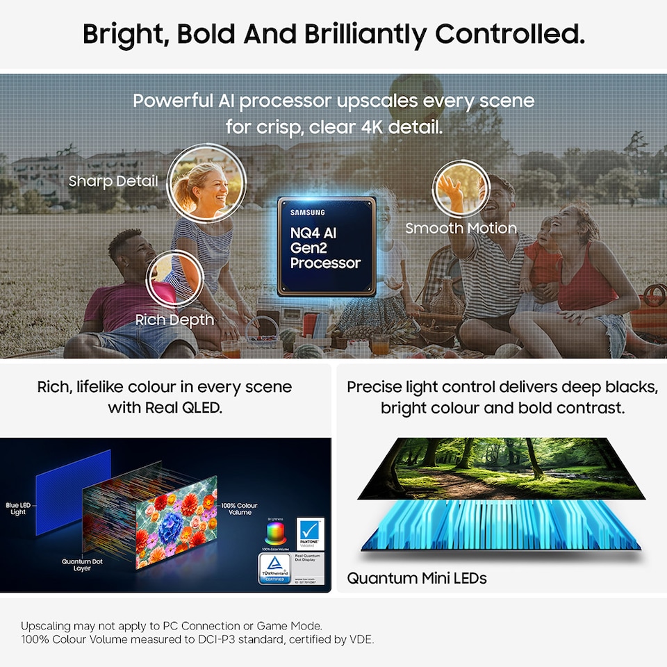 image 1 of SAMSUNG QN80H 85" Neo QLED 4K Mini LED Vision AI Smart TV 2026 - QE85QN80H