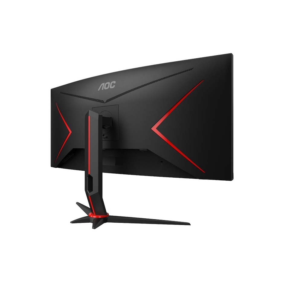 image 1 of AOC G2 CU34XP/BK 34" Curved UltraWide Quad HD 180Hz 1ms Height Adjustable Gaming Monitor | Black | Black, Red | 86.4 cm (34")