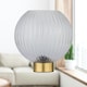 image 6 of Betchley - Battery Operated Satin Brass Lamp with Clear Glass Bronze | Clear