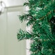image 3 of 8ft (2.55m) Samuel Alexander Double Door Plain Green Christmas Tree Arch with 2000 Tips