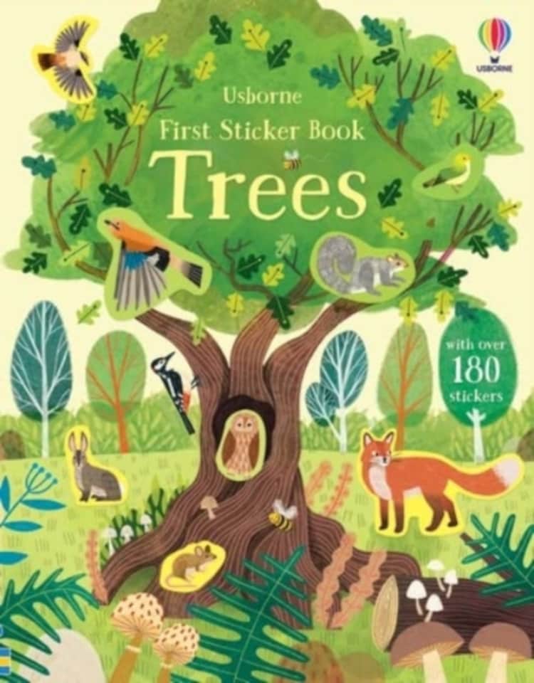 First Sticker Book Trees Paperback