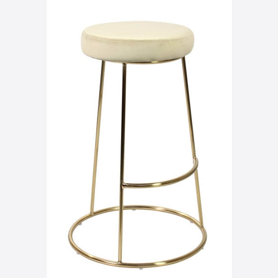 image 1 of Ofter Bar Stool Champagne (PK 2) White | Cream