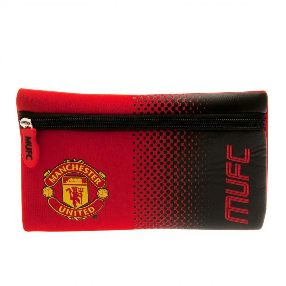 Manchester United FC Pencil Case - Red/Black - One Size