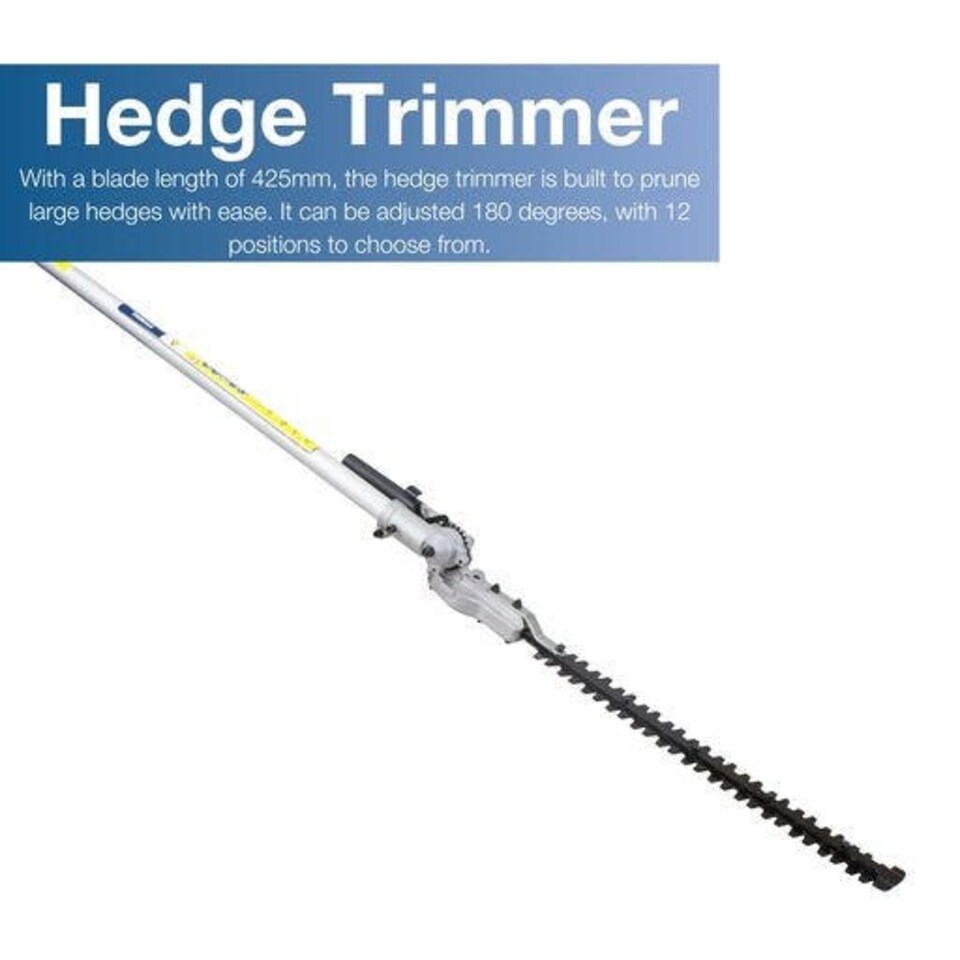 image 1 of Hyundai 52cc Petrol 5 in 1 Garden Multi Tool - Strimmer, Hegde Trimmer, Chainsaw HYMT5200X-1