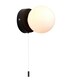 image 6 of Toronto Matt Black IP44 Wall Light