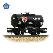 Graham Farish 14t Anchor-Mounted Tank Wagon Fina Black 168
