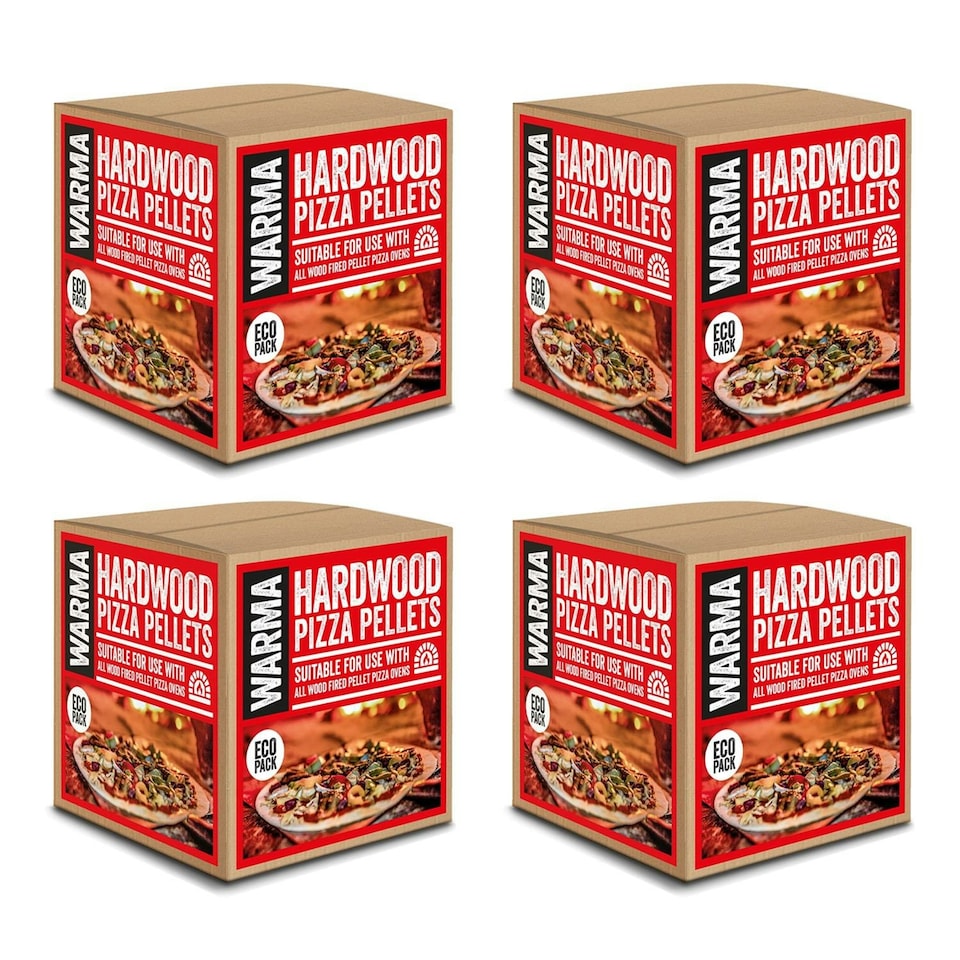 image 1 of Warma Pizza Oven Wood Pellets - 4 x 2.5kg Boxes