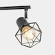 image 1 of ValueLights Angus Spotlight 4 Way Grey Ceiling Bar Spotlight