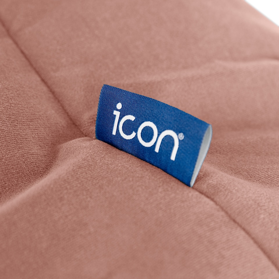 image 1 of icon Sirena  Velvet Bean Bag Accent Bean Bag Chair, Pink
