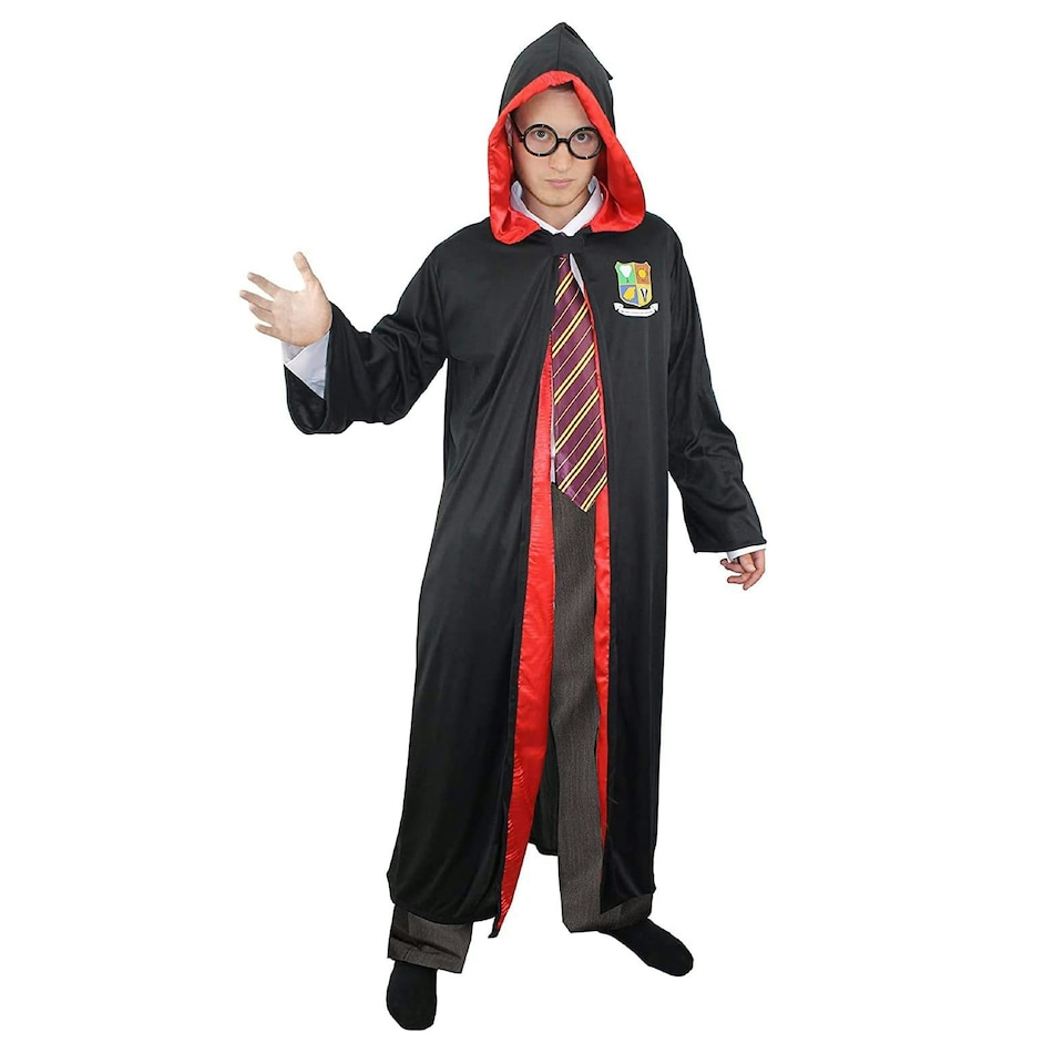 image 1 of Wizard School Robe Costume Black | 2XL