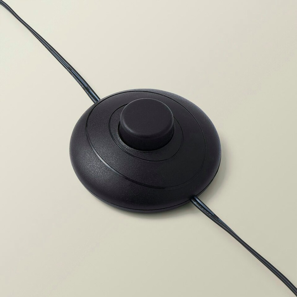 image 1 of ValueLights Infinity Black Double Twist Integrated LED Floor Lamp Black
