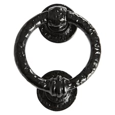 Hammer & Tongs Rustic Door Knocker - H145mm - Black