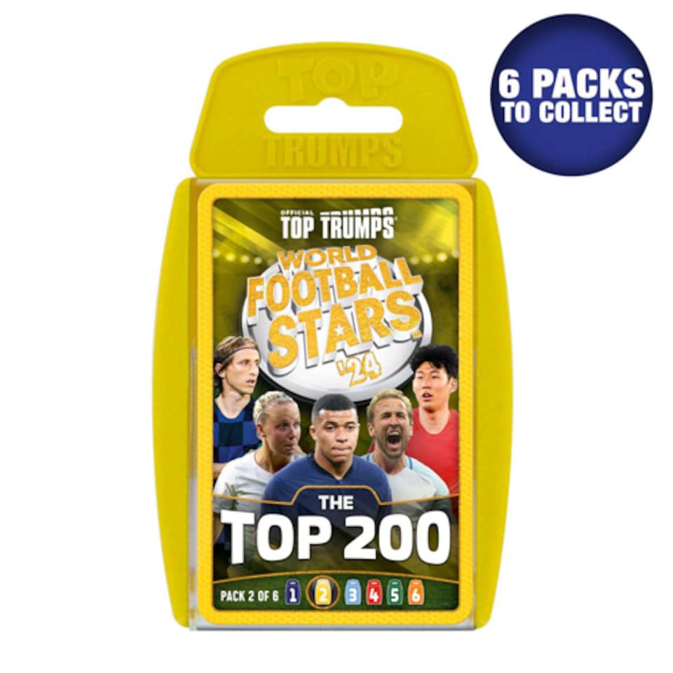 World Football Stars Top 200 Top Trumps - Pack 2 - Brand New