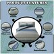 image 5 of VELVETIO Moxie Stripe Duvet Cover Set Reversible Polycotton Easy Care Beddings Black | Single