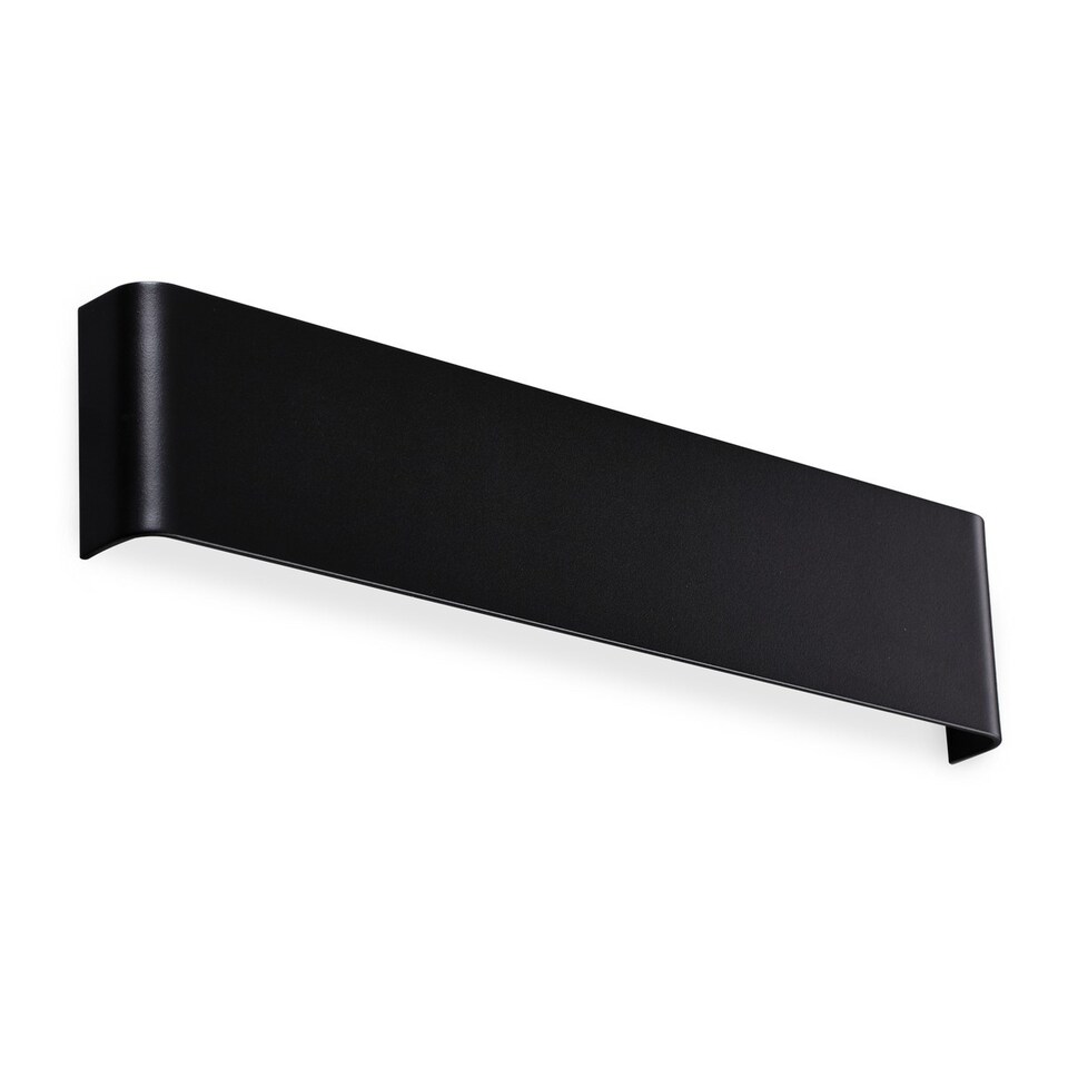 Delta 41cm LED Flush Wall Lamp Black 3000K
