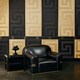 image 2 of Versace Medusa Wallpaper Border - Black/Gold - 5m x 13cm | Black