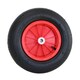 image 2 of 14 Inch Plastic Rim Wheelbarrow Replacement Pneumatic Tyre Wheel