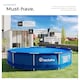 image 4 of Pool Cover - round, floating, protects and warms the water | Blue | blue | Ø 488 cm | 1