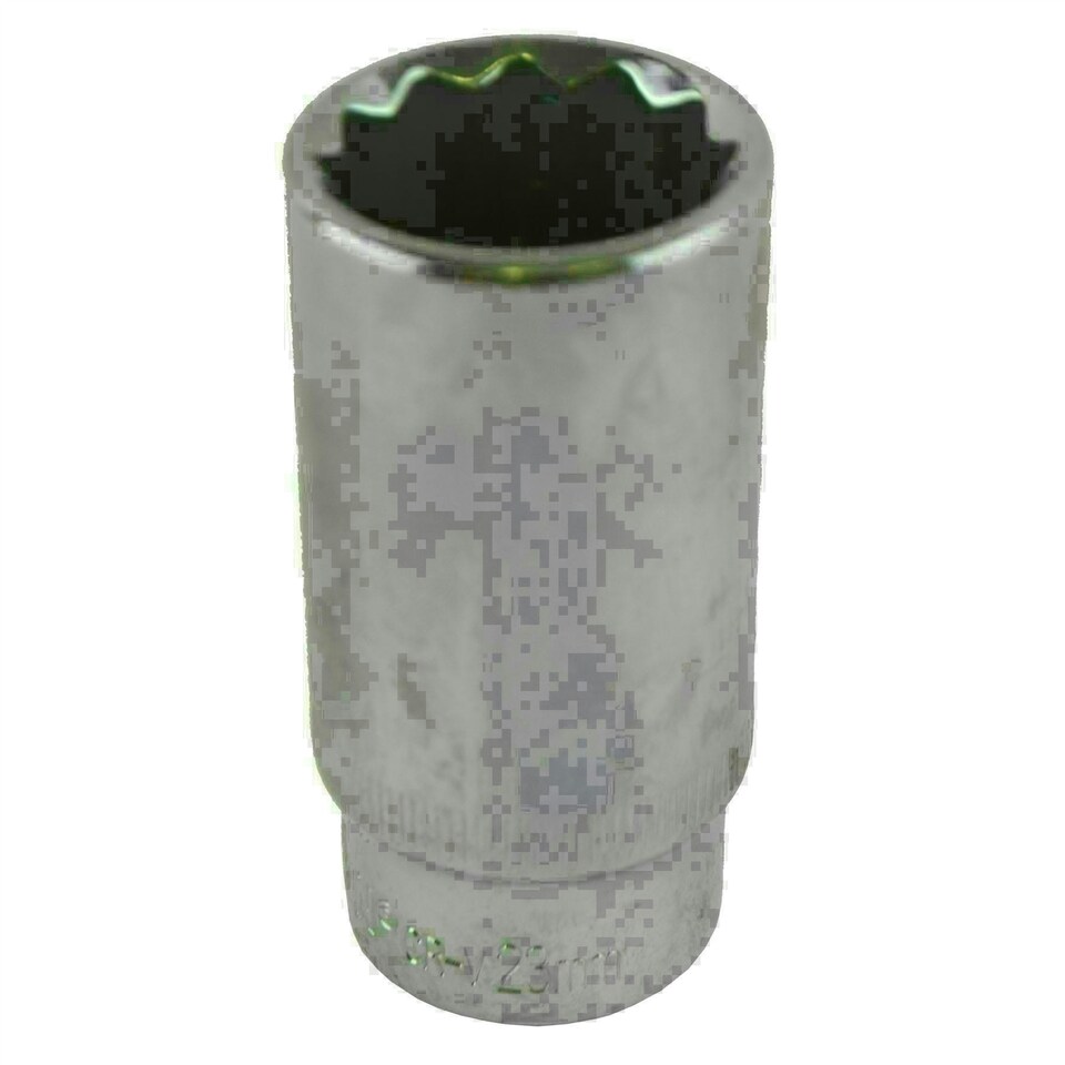 image 1 of 23mm 3/8" Drive Double Deep Metric Socket Double Hex / 12 Sided