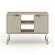 image 3 of Core Products Augusta Driftwood 2 Door Wide Screen TV Unit H57.0cm x W114.5cm x D39.5cm Cream