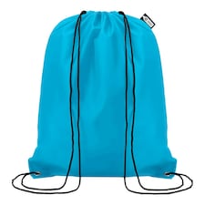 MidOcean Shooppet RPET 190T Drawstring Bag - Turquoise - One Size | Blue | One Size