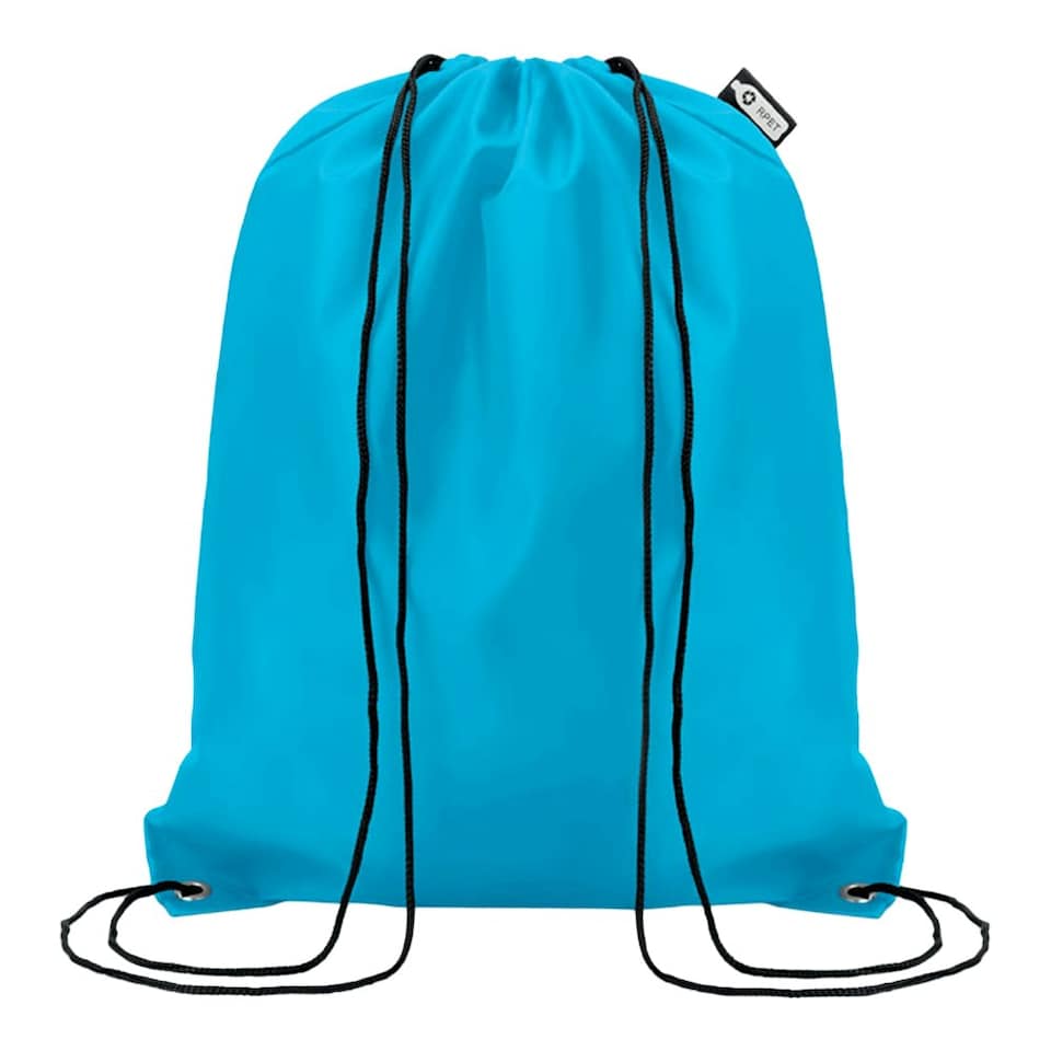 image 1 of MidOcean Shooppet RPET 190T Drawstring Bag - Turquoise - One Size | Blue | One Size