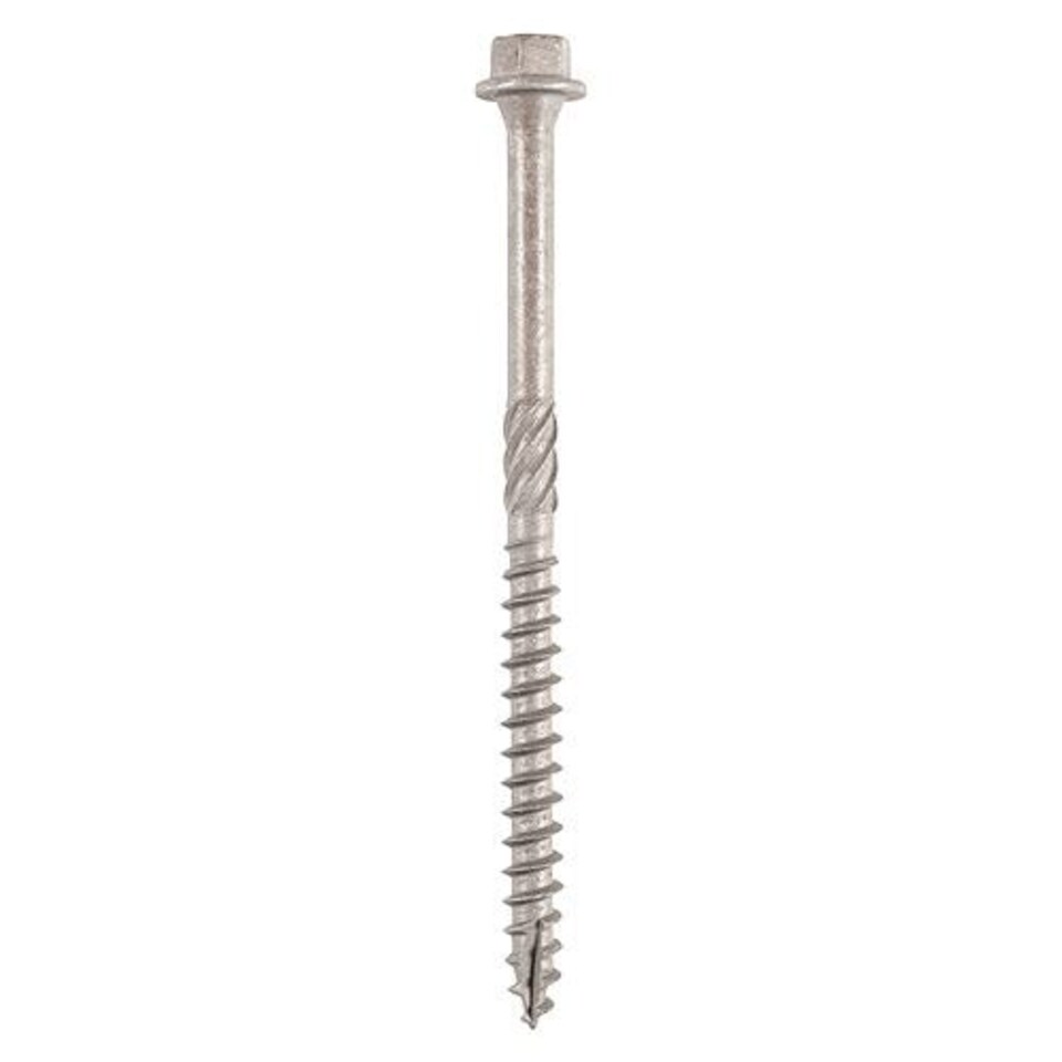 image 1 of Timco - Timber Frame Construction & Landscaping Screws - Hex - A4 Stainless Steel (Size 6.7 x 150 - 25 Pieces)
