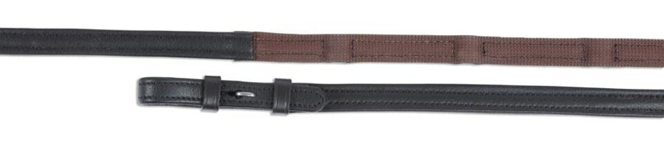 image 1 of Shires Aviemore Softy Dressage Reins | Brown | Size: 48X5/8 Inch
Colour: H.Brown