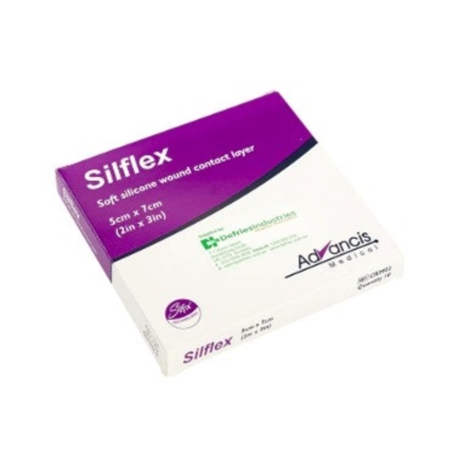 image 1 of Silflex Dressing 5cm x 7cm Pack of 10