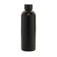 image 2 of XD Collection Impact Recycled Stainless Steel Vacuum Insulated 500ml Water Bottle - Black - One Size Black | One Size
