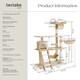 image 6 of Cat Tree Marcel - 141 cm, sisal cat scratching post | Cream | beige | One Size | 1