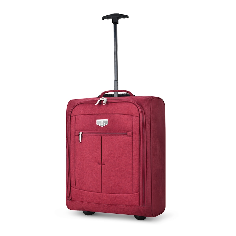 image 1 of Lugg Single Trolley Soft Cabin Bag 45x36x20cm Lightweight Hand Luggage