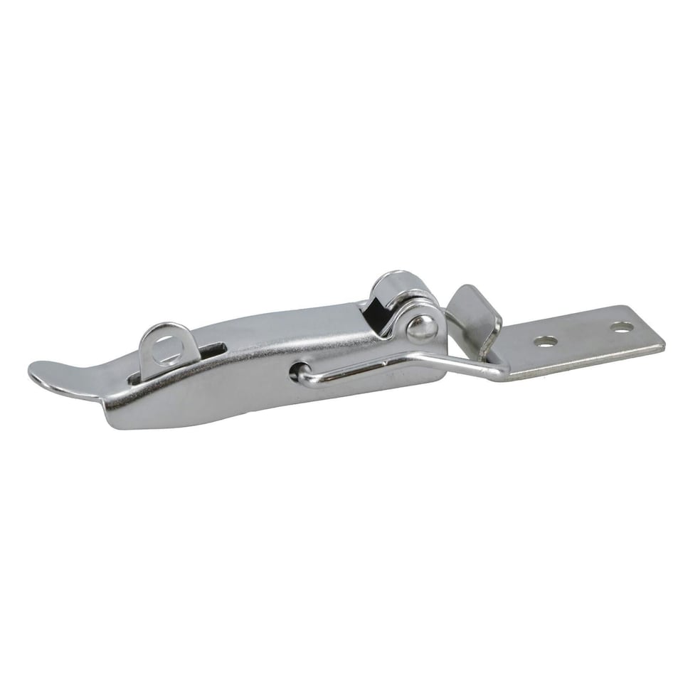 image 1 of 115mm Stainless Steel Bailing Latch 4pk Over Centre Catch Cam Hook Stainless Steel