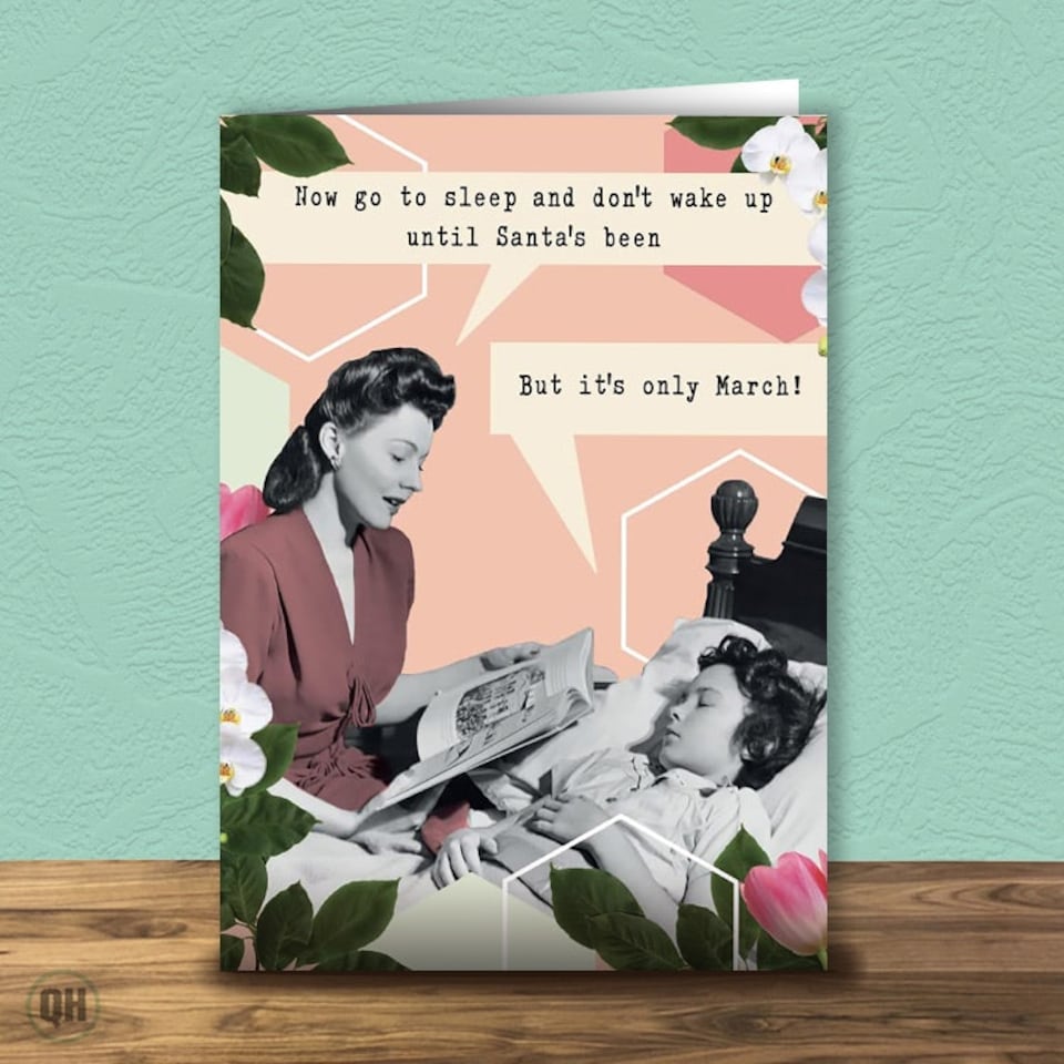 Sleep Until Christmas Greetings Card