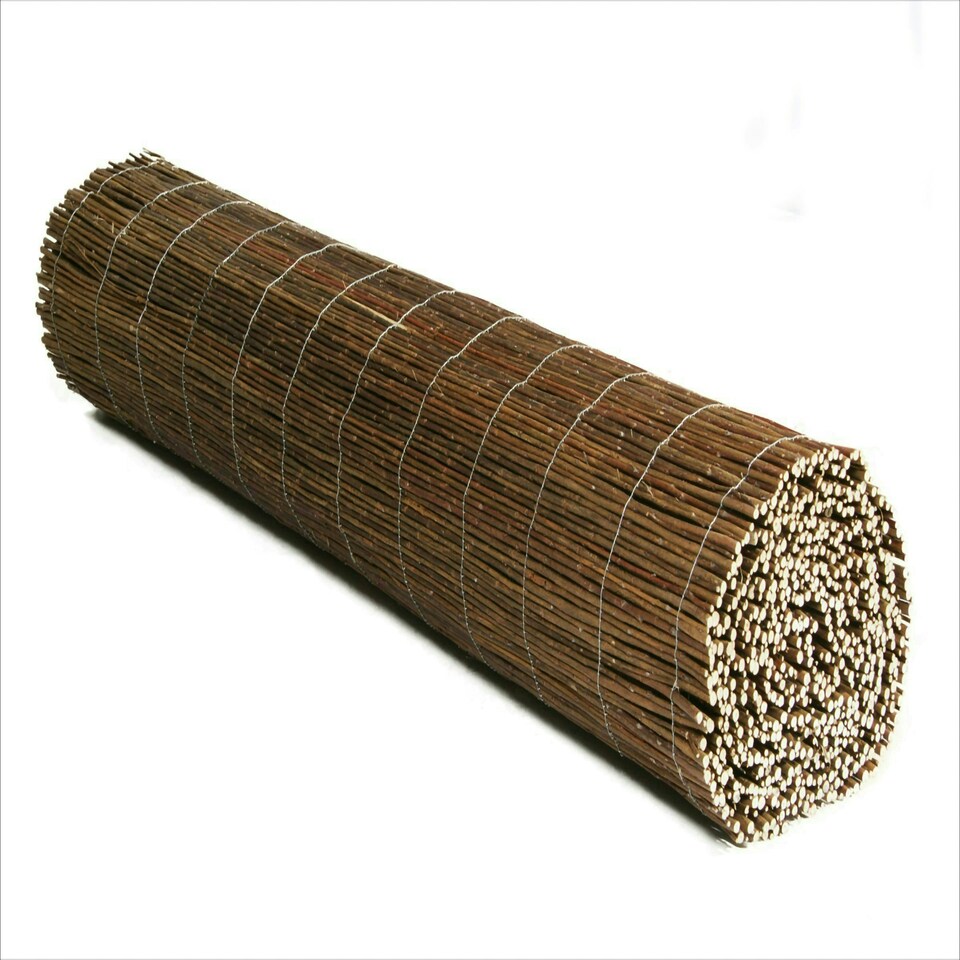 image 1 of Primrose Premium Willow Natural Garden Screening Roll Privacy Border W5m x H2m