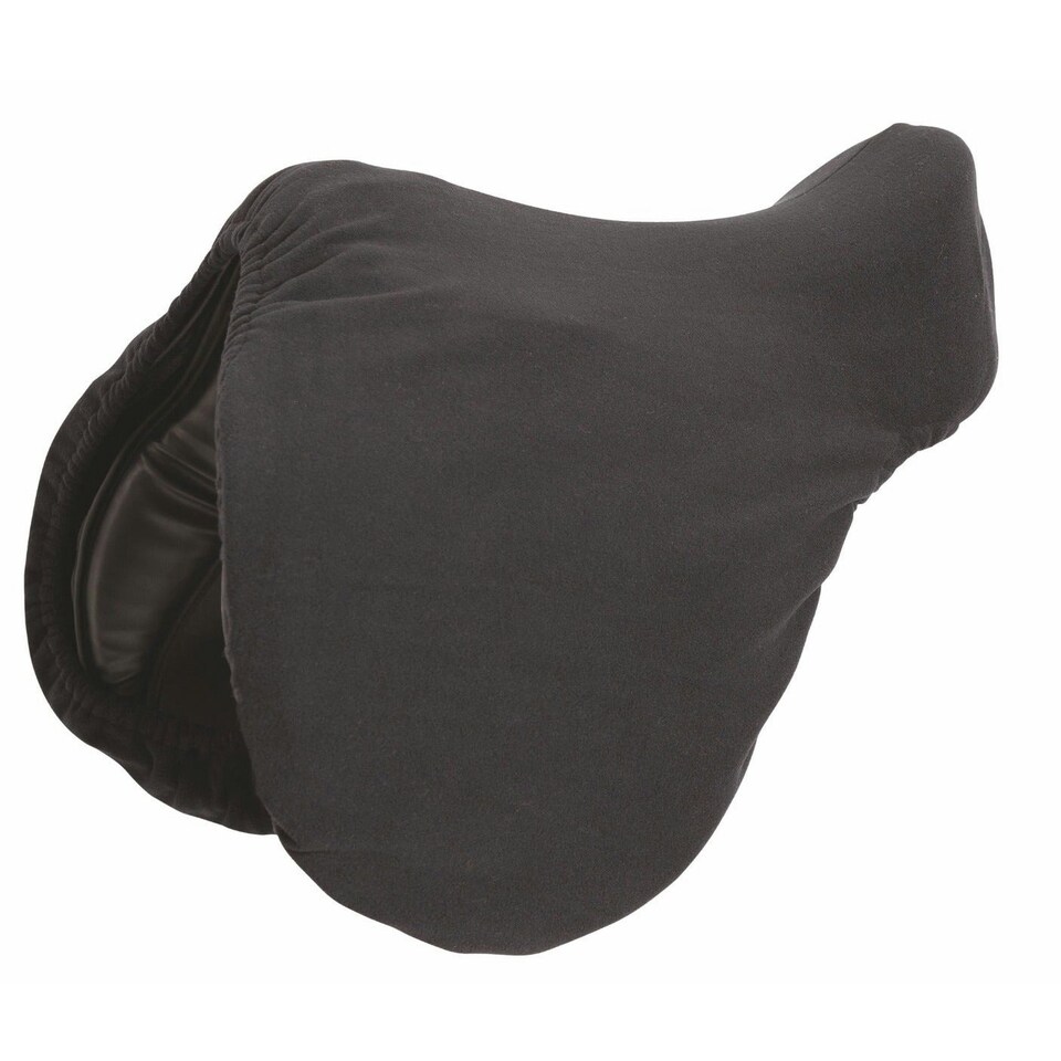 Shires Fleece Horse Saddle Cover - Black - One Size