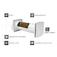 image 2 of Wall Heat Recovery Ventilator System Kit MVHR Unit 100mm Single Room