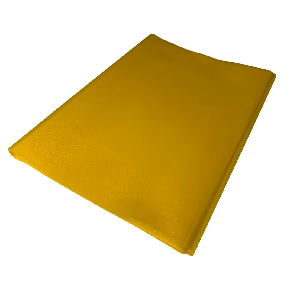 image 1 of Pack of 10 A4 Frosted Yellow Exercise Book Covers