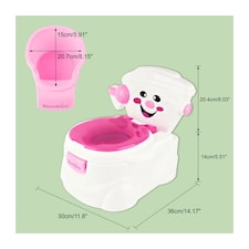 Bambico Bambico Children's Potty Toilet With Removable inner bucket | Pink