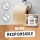 image 6 of Double-Length Natural Colour ("Unbleached") Bamboo Toilet Paper Brown | Size: 12 Rolls
