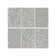 image 1 of Striped Geometric Patterns Splash Back | White