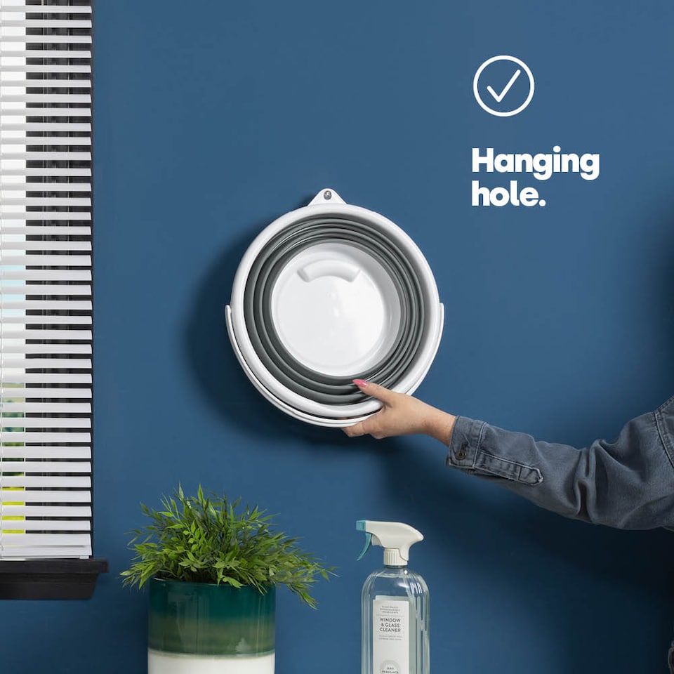 image 1 of Collapsible Bucket With Handle