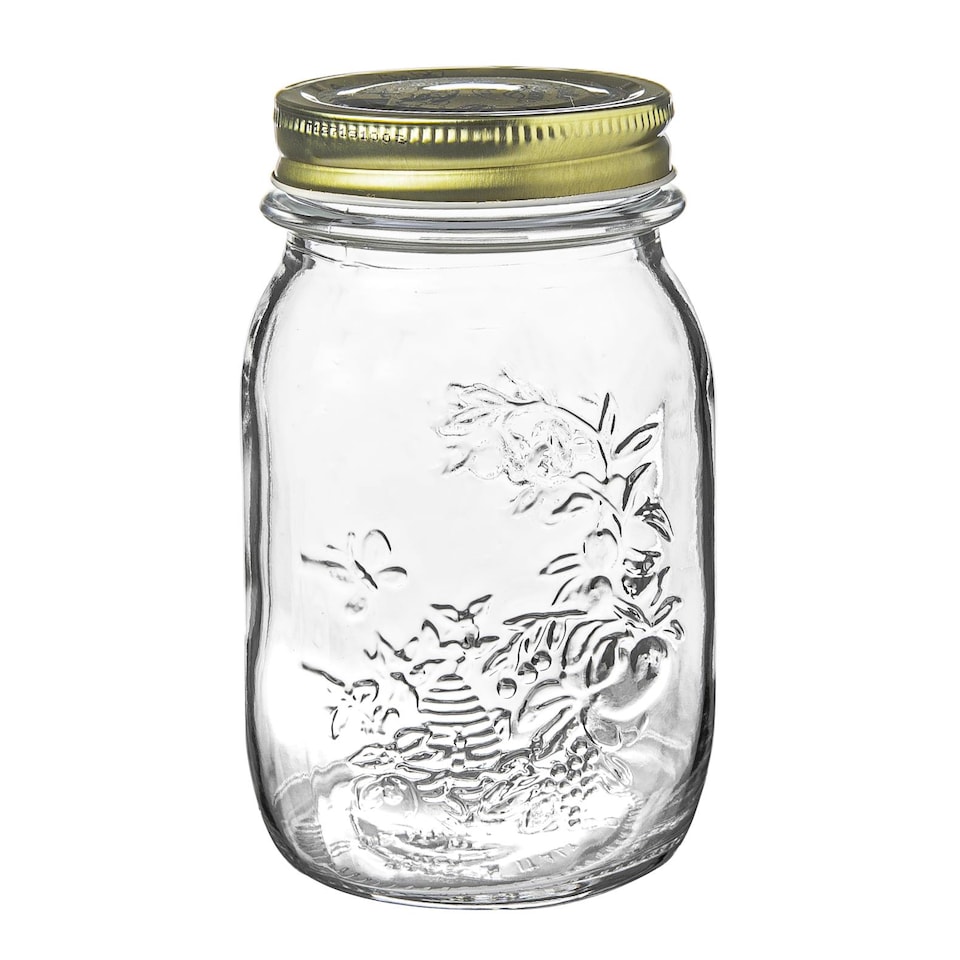 image 1 of Bormioli Rocco Quattro Stagioni Glass Preserving Jars - 500ml - Clear - Pack of 4