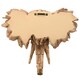 image 3 of Naturecraft Resin Driftwood Collection Large Elephant Head Wall Art Brown