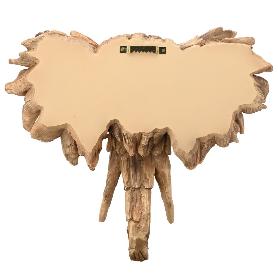 image 1 of Naturecraft Resin Driftwood Collection Large Elephant Head Wall Art Brown