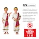 image 3 of Roman Emperor Boys Fancy Dress Ancient Greek Historical Caesar Toga Kids Costume