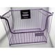 image 3 of Buckingham Multi-Purpose Stackable Storage Organising Basket 30.5 x 26.5 x 22 cm Lavander