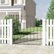 image 4 of Living and Home Modern Metal Garden Gate, Black